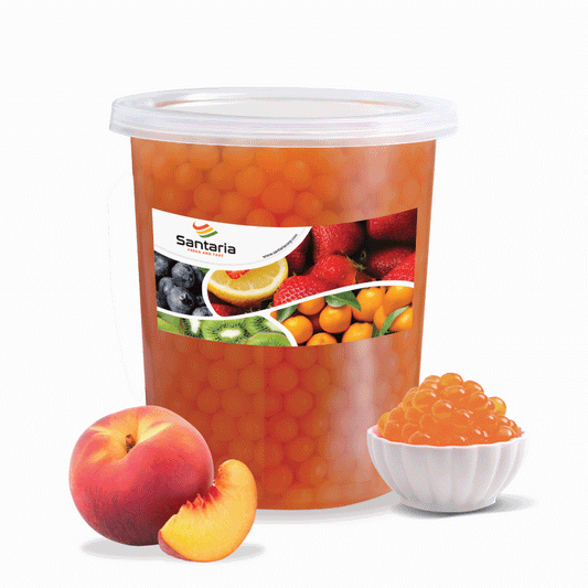 PEACH POPPING BOBA image 0
