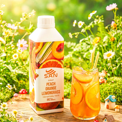 Peach Orange Lemongrass Syrup