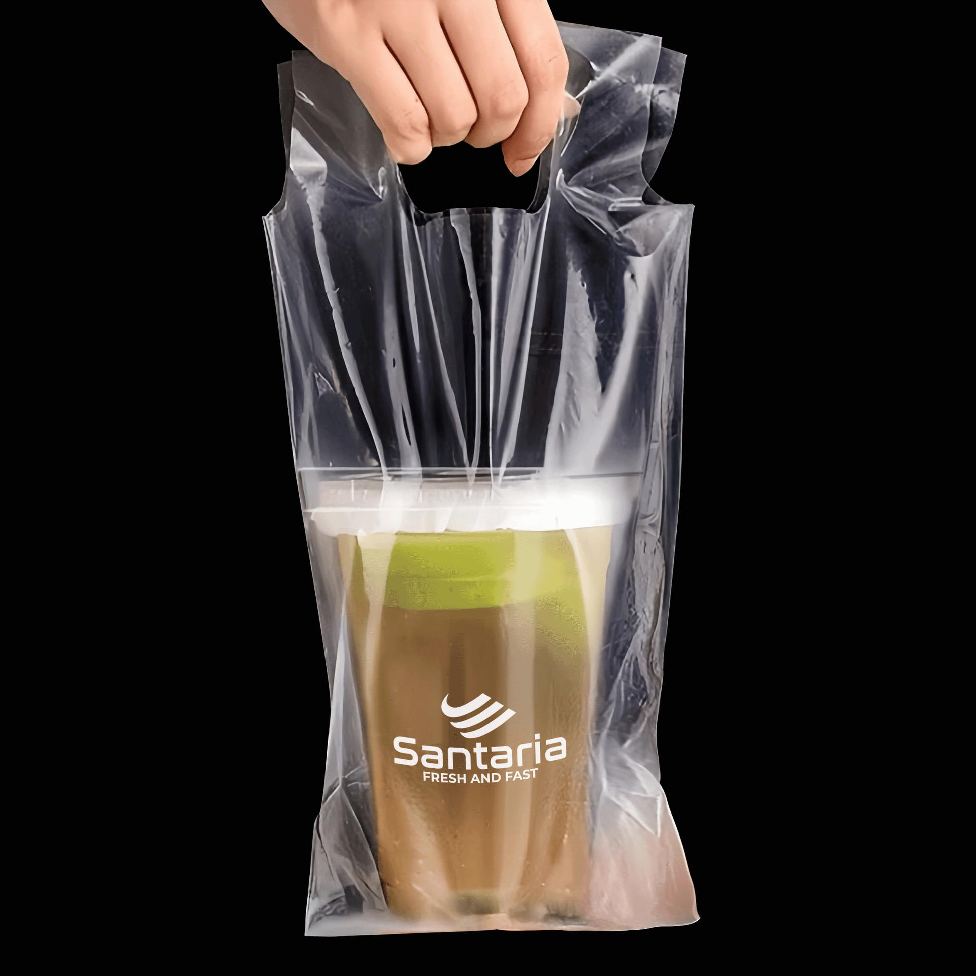 PLASTIC BAG HOLDER FOR 1 CUPS image 0